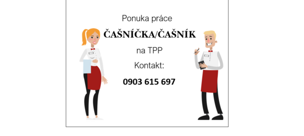 Hľadáme čašníčku/čašníka